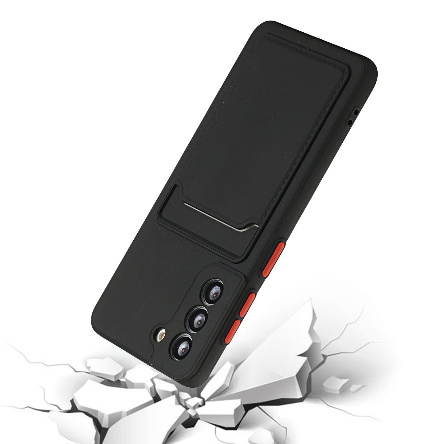 For Samsung Galaxy S23 5G Shockproof TPU Case with Card Holder - Durable & Lightweight Design