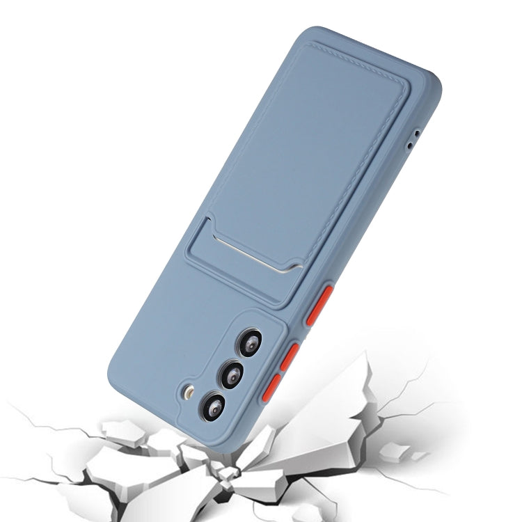 For Samsung Galaxy A55 Shockproof TPU Case with Card Holder - Durable & Lightweight Design