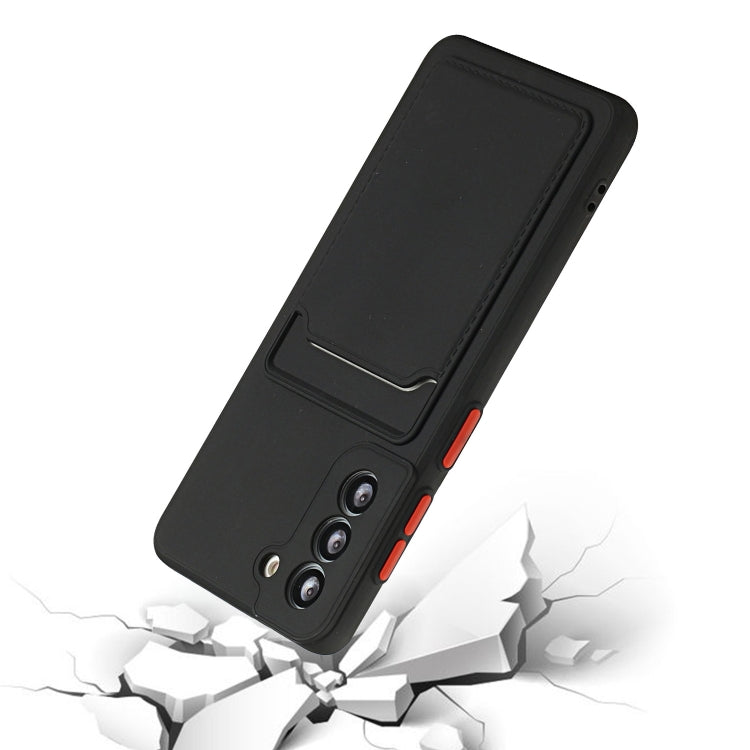 For Samsung Galaxy A55 Shockproof TPU Case with Card Holder - Durable & Lightweight Design