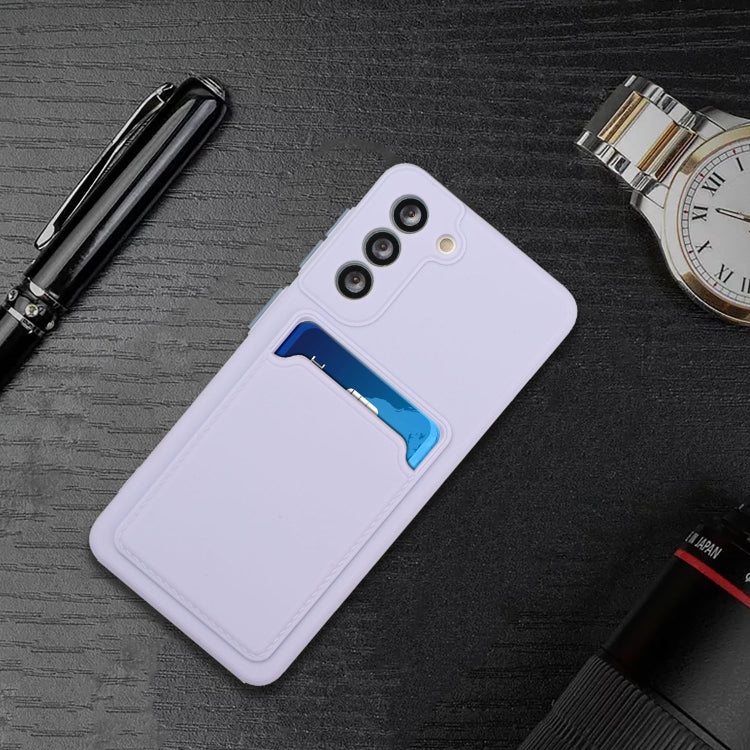 For Samsung Galaxy A55 Shockproof TPU Case with Card Holder - Durable & Lightweight Design