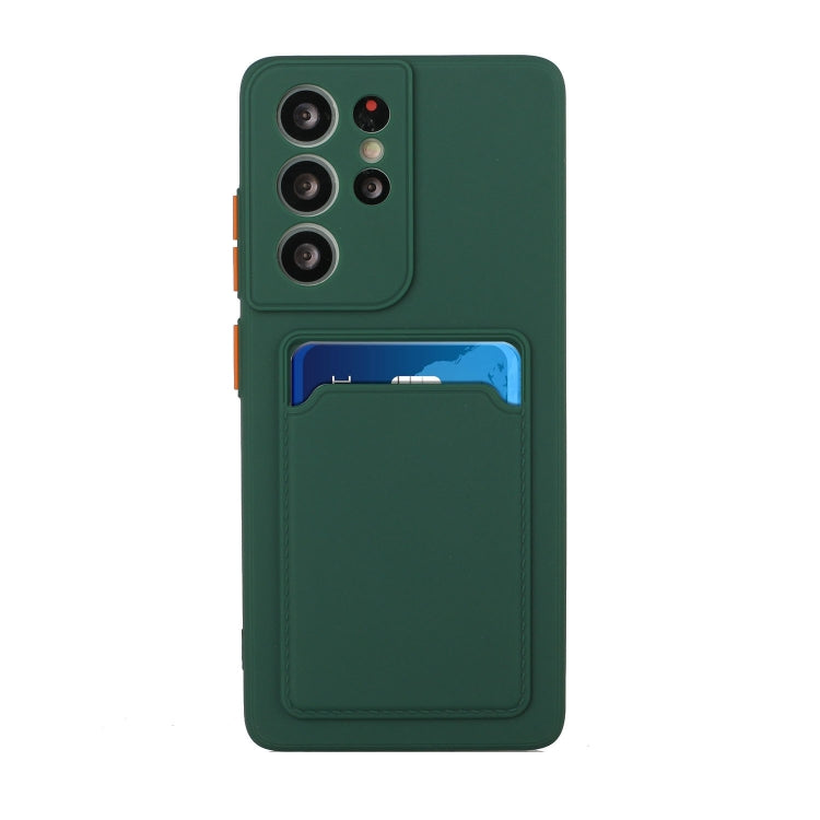 For Samsung Galaxy S24 Ultra Shockproof TPU Case with Card Holder - Durable & Lightweight Design