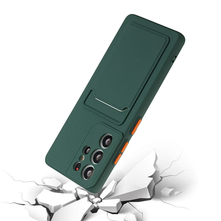 For Samsung Galaxy S24 Ultra Shockproof TPU Case with Card Holder - Durable & Lightweight Design