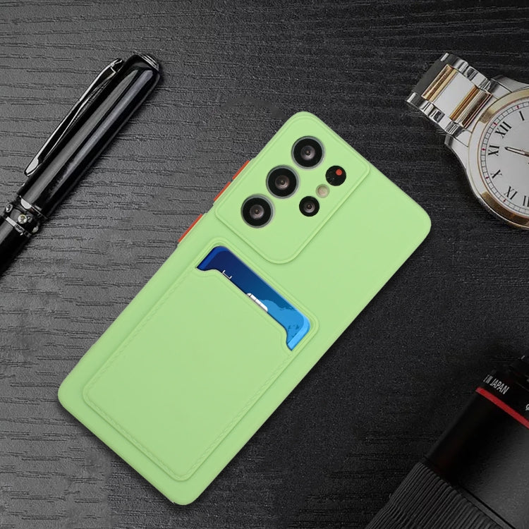 For Samsung Galaxy S24 Ultra Shockproof TPU Case with Card Holder - Durable & Lightweight Design