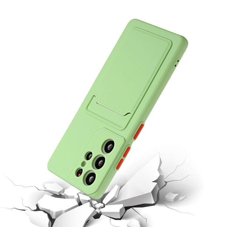 For Samsung Galaxy S24 Ultra Shockproof TPU Case with Card Holder - Durable & Lightweight Design