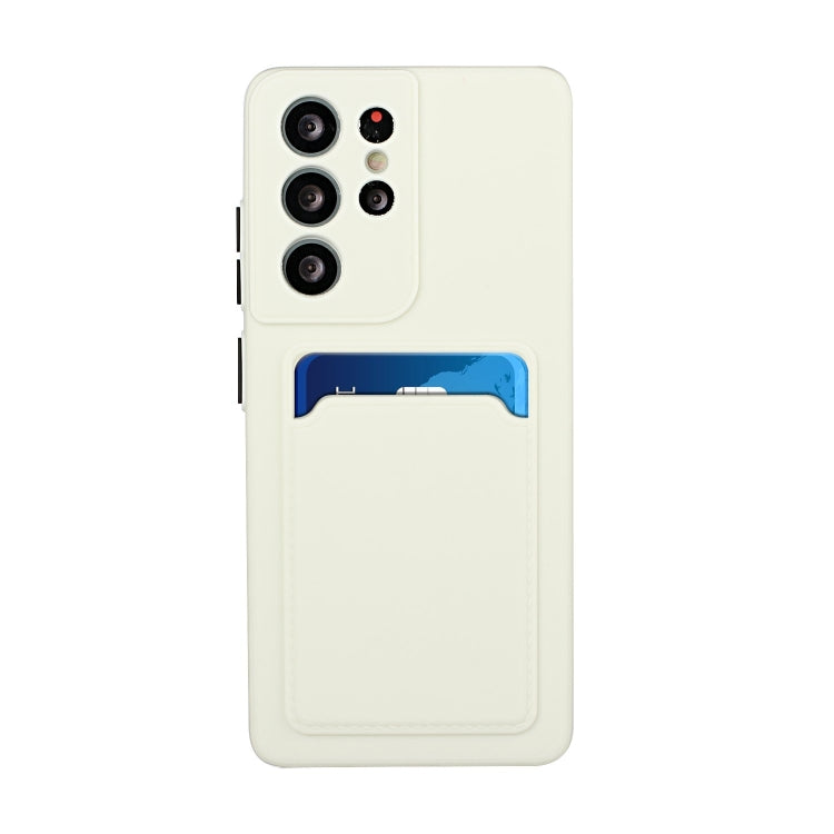 For Samsung Galaxy S24 Ultra Shockproof TPU Case with Card Holder - Durable & Lightweight Design