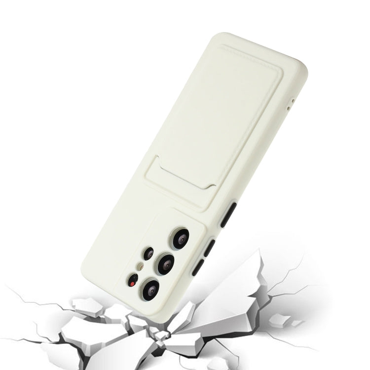 For Samsung Galaxy S24 Ultra Shockproof TPU Case with Card Holder - Durable & Lightweight Design