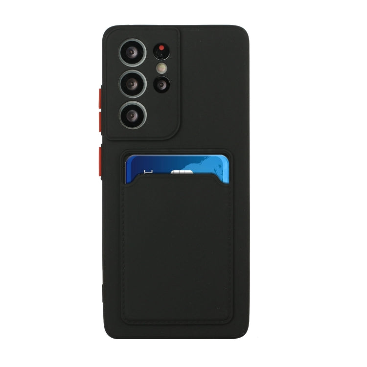 For Samsung Galaxy S24 Ultra Shockproof TPU Case with Card Holder - Durable & Lightweight Design