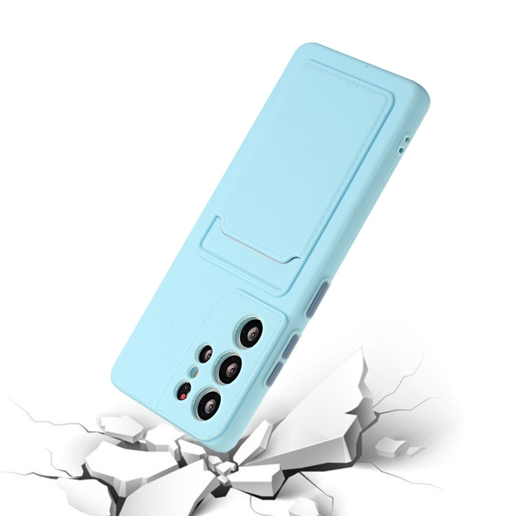 For Samsung Galaxy S24 Ultra Shockproof TPU Case with Card Holder - Durable & Lightweight Design