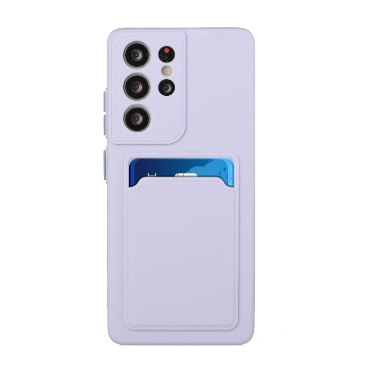 For Samsung Galaxy S24 Ultra Shockproof TPU Case with Card Holder - Durable & Lightweight Design