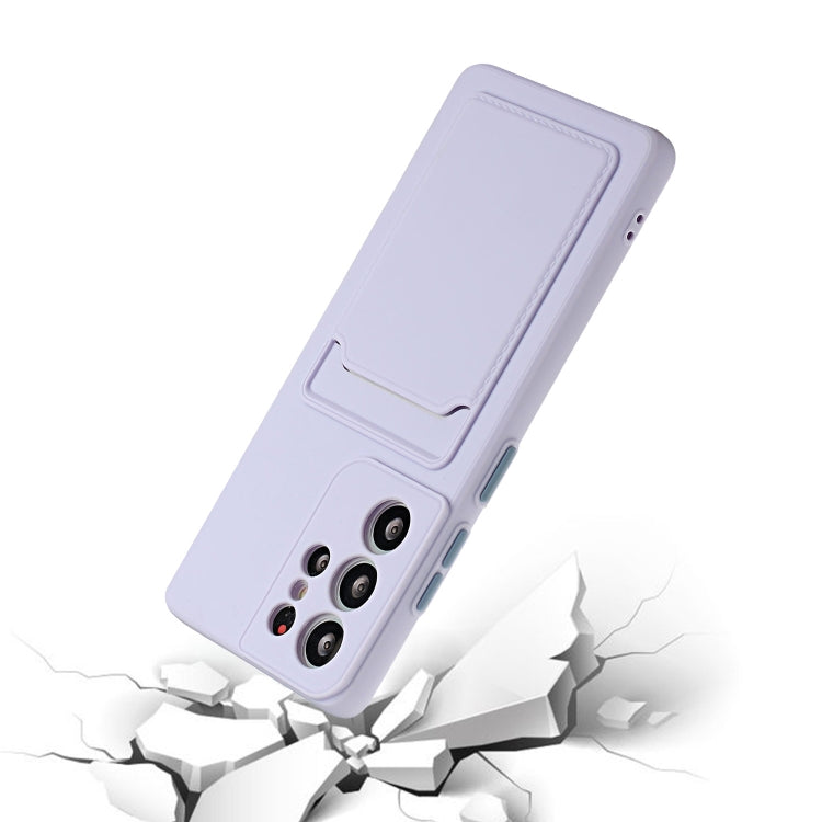 For Samsung Galaxy S24 Ultra Shockproof TPU Case with Card Holder - Durable & Lightweight Design