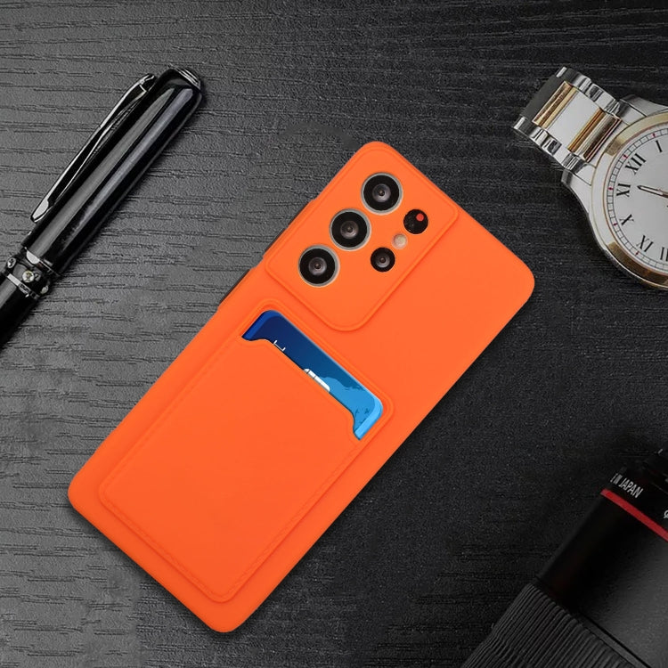 For Samsung Galaxy S24 Ultra Shockproof TPU Case with Card Holder - Durable & Lightweight Design