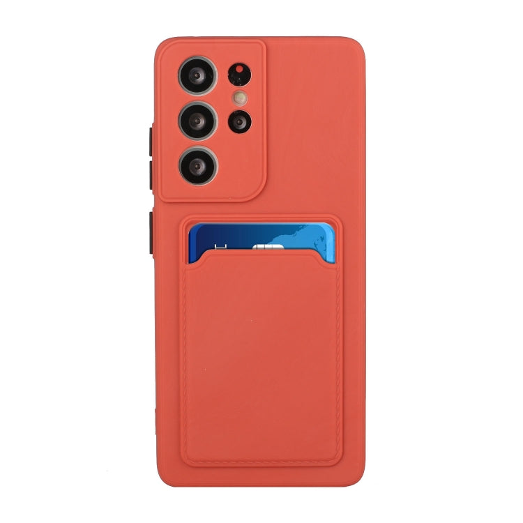 For Samsung Galaxy S24 Ultra Shockproof TPU Case with Card Holder - Durable & Lightweight Design