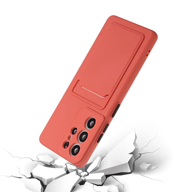 For Samsung Galaxy S24 Ultra Shockproof TPU Case with Card Holder - Durable & Lightweight Design