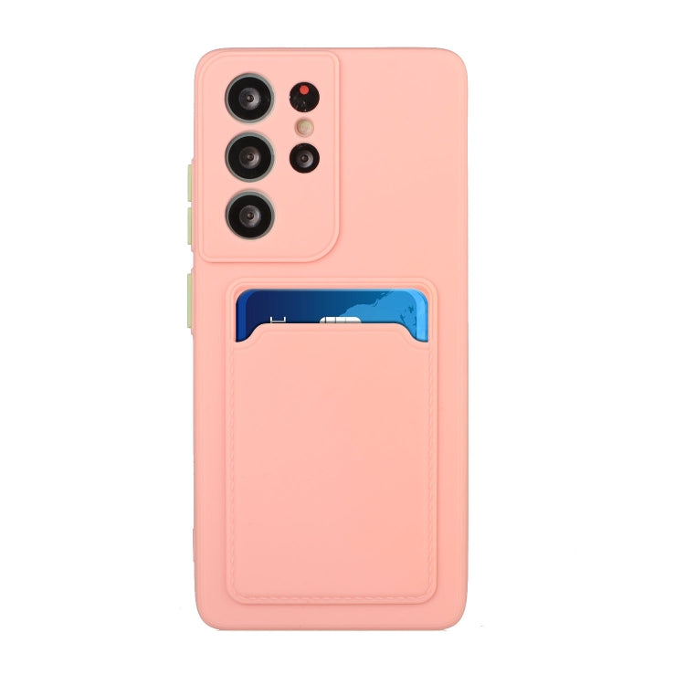 For Samsung Galaxy S24 Ultra Shockproof TPU Case with Card Holder - Durable & Lightweight Design