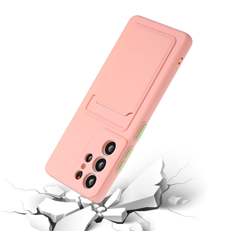 For Samsung Galaxy S24 Ultra Shockproof TPU Case with Card Holder - Durable & Lightweight Design