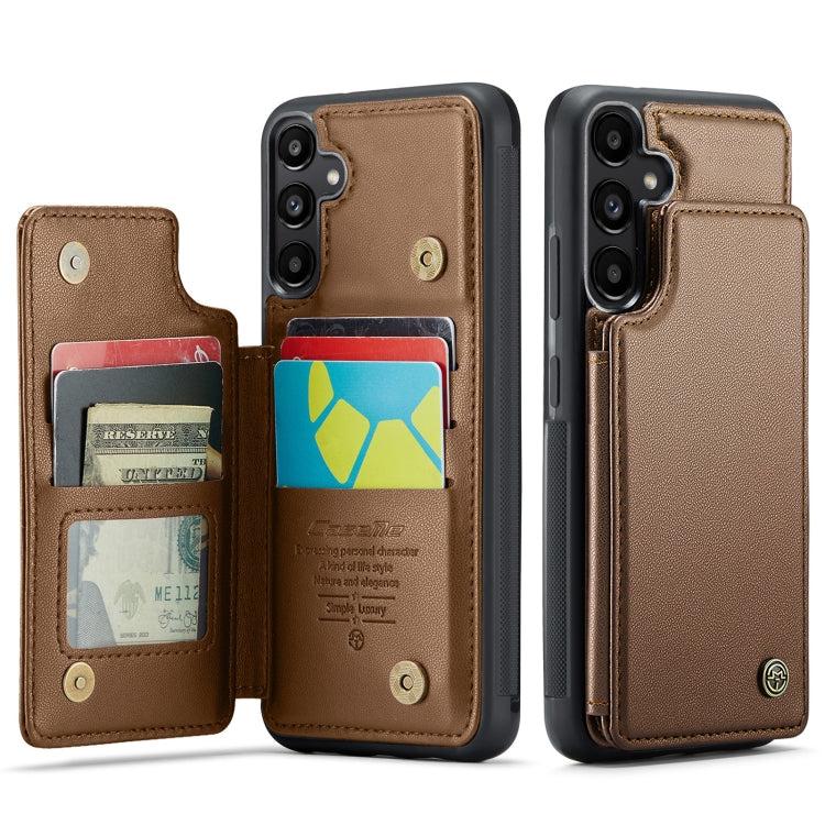For Samsung Galaxy A55 5G CaseMe C22 Card Slots Holder RFID Anti-theft Phone Case