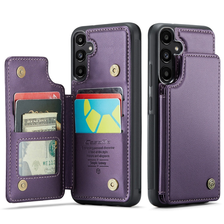 For Samsung Galaxy A55 5G CaseMe C22 Card Slots Holder RFID Anti-theft Phone Case