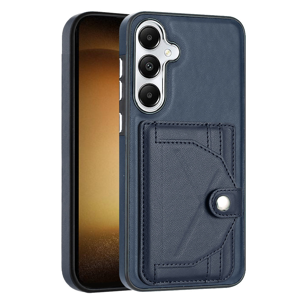 For Samsung Galaxy S24+ 5G Leather Case - Shockproof with Card Holder, Durable Design