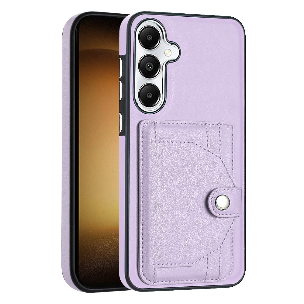 For Samsung Galaxy S24+ 5G Leather Case - Shockproof with Card Holder, Durable Design