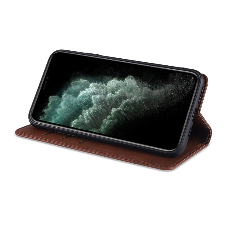 For iPhone 12 mini Leather Wallet Case with Card Holder & Magnetic Closure