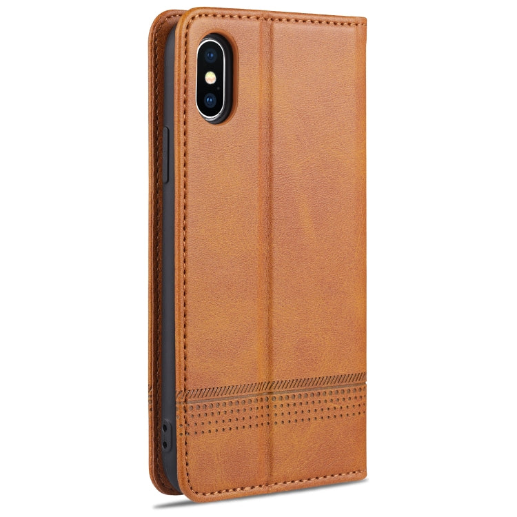 iPhone X/XS Leather Wallet Case with Card Holder & Magnetic Closure