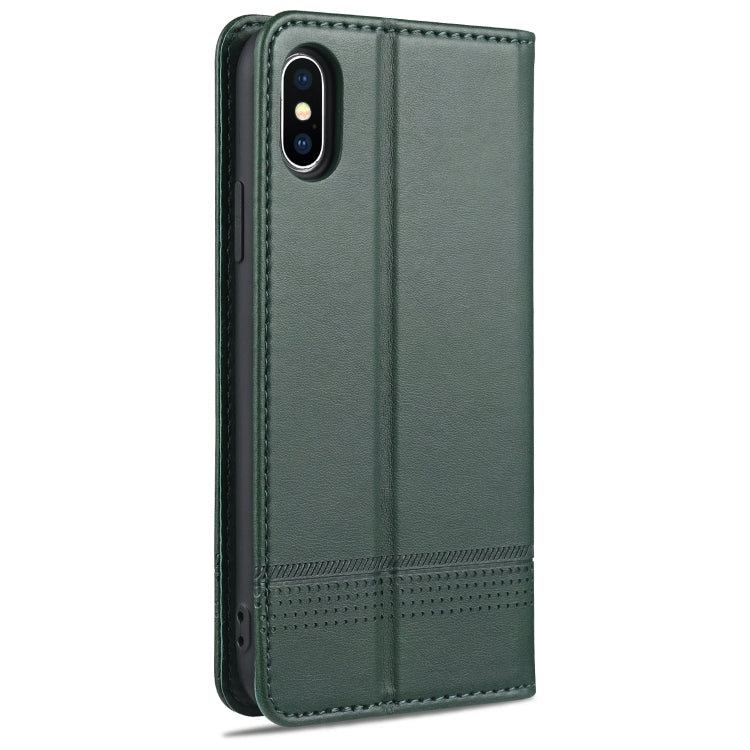 iPhone X/XS Leather Wallet Case with Card Holder & Magnetic Closure
