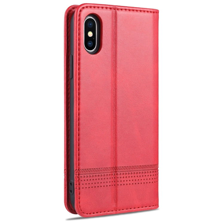 iPhone X/XS Leather Wallet Case with Card Holder & Magnetic Closure