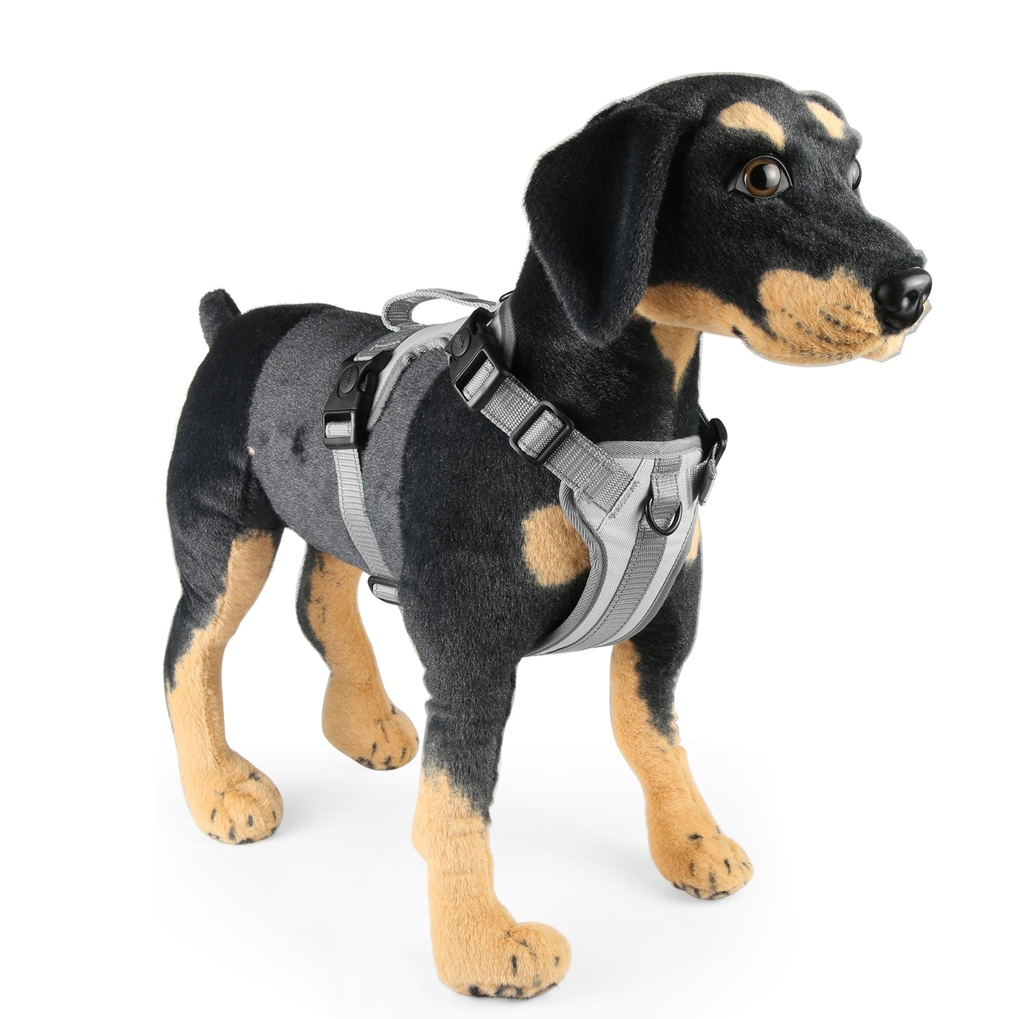 Reflective & Breathable Nylon Dog Harness with Adjustable Traction Rope - Safe and Durable