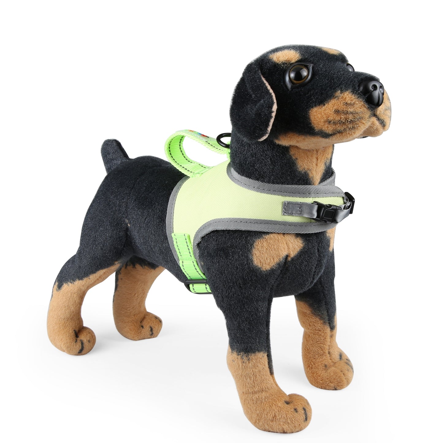 Reflective & Breathable Nylon Dog Harness with Adjustable Traction Rope - Safe and Durable
