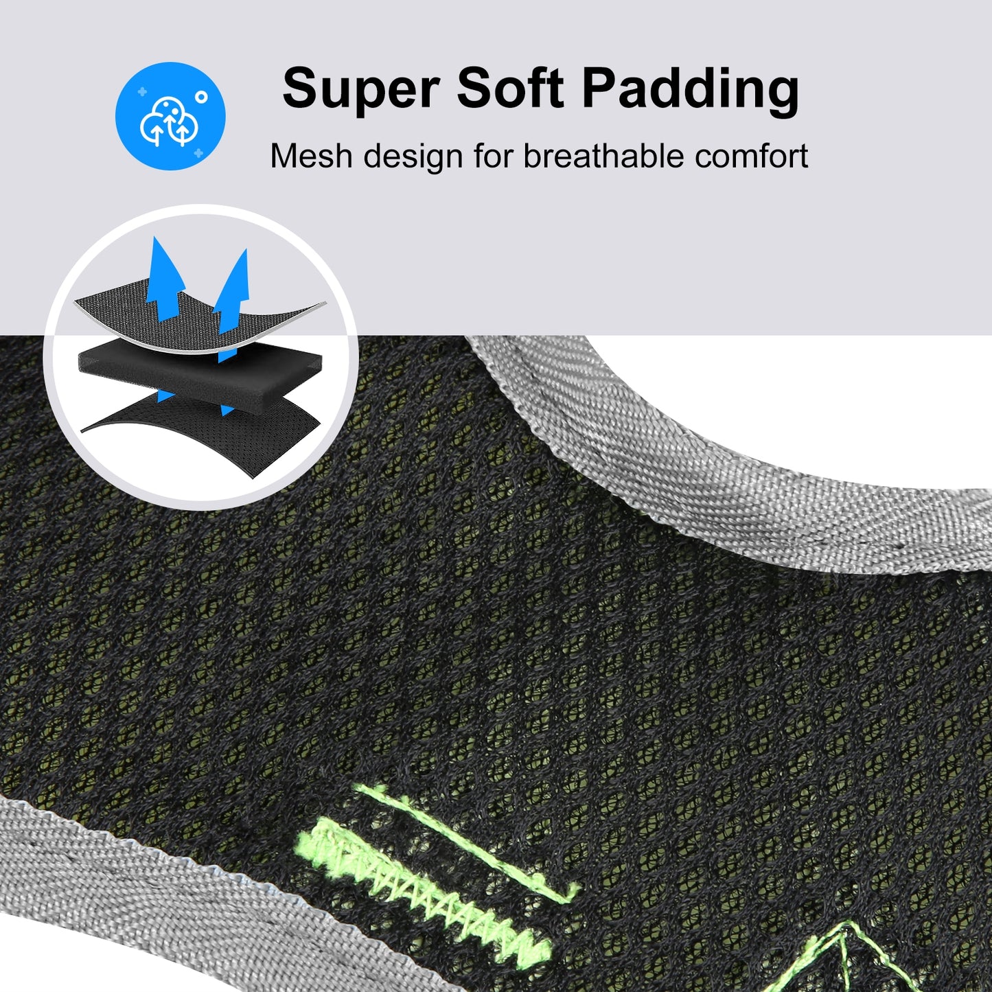 Reflective & Breathable Nylon Dog Harness with Adjustable Traction Rope - Safe and Durable