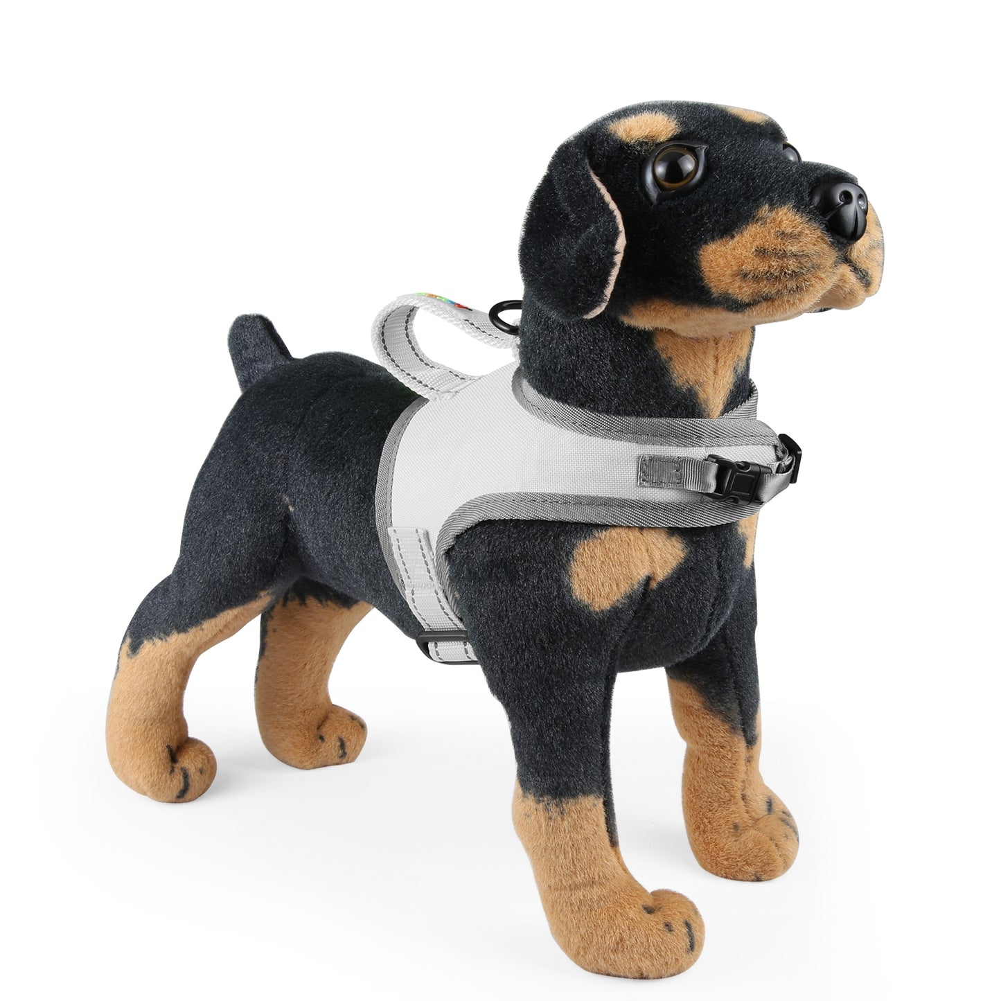 Reflective & Breathable Nylon Dog Harness with Adjustable Traction Rope - Safe and Durable