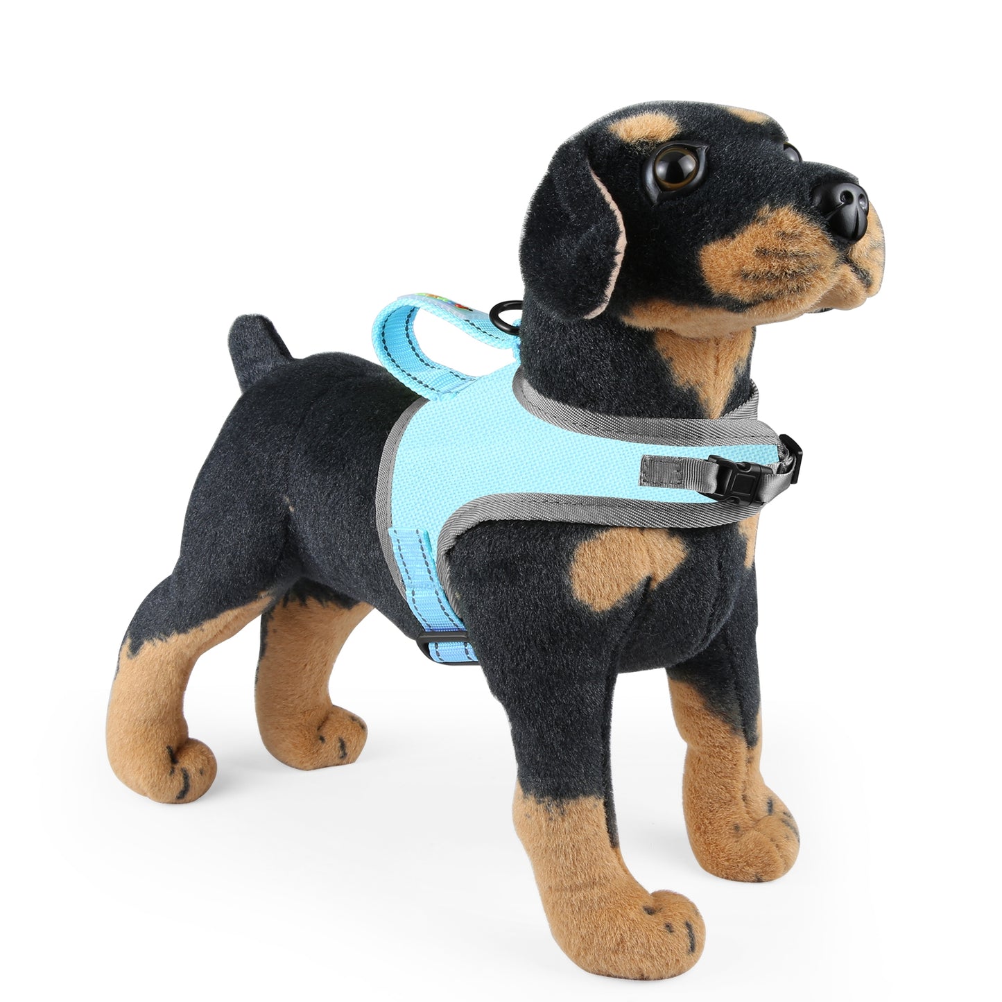 Reflective & Breathable Nylon Dog Harness with Adjustable Traction Rope - Safe and Durable