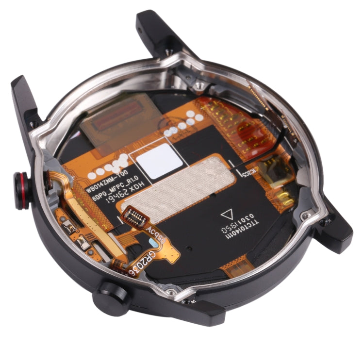 LCD Screen & Digitizer Assembly with Frame for Honor Magic Watch 2 MNS-B19 46mm (Black) - Replacement Part