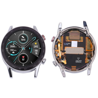 Honor Magic Watch 2 MNS-B19 46mm LCD Screen and Digitizer Full Assembly with Frame (Silver) - Replacement Part