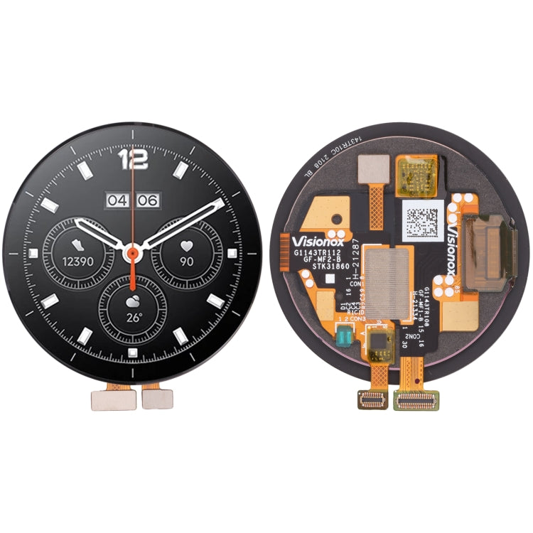 Replacement LCD Screen & Digitizer Assembly for Xiaomi Watch S1 - Fully Tested, Professional Installation Recommended