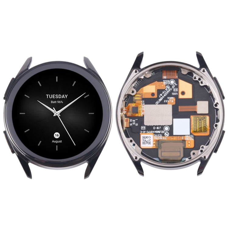 Xiaomi Watch S2 46mm Replacement LCD Screen & Touch Digitiser Assembly (Black) - Original Quality