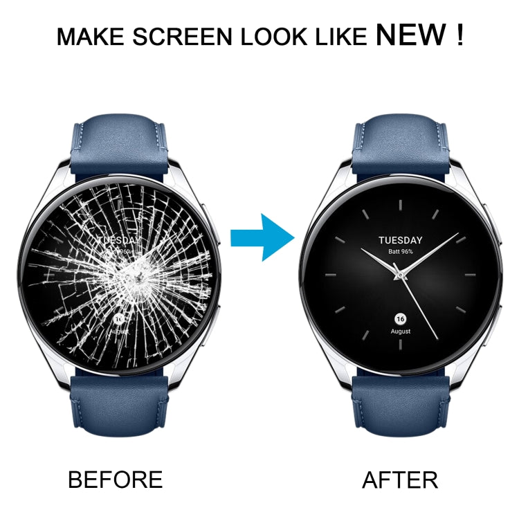 Xiaomi Watch S2 46mm Original LCD Screen Replacement (Silver) + Touch Digitizer Assembly - Test Before Installation