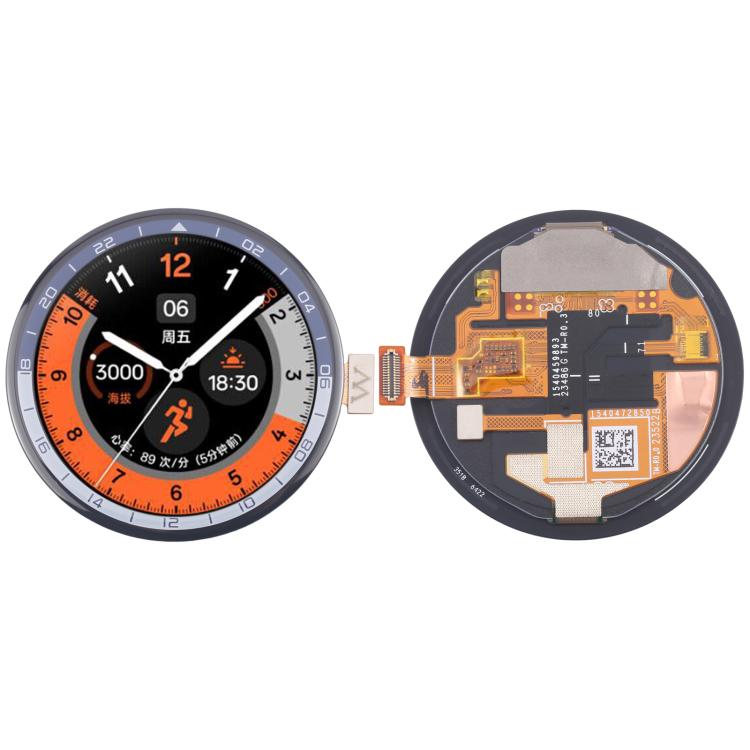 Genuine OPPO Watch X LCD Screen with Touch Digitizer Assembly (Blue) - Complete Replacement Part