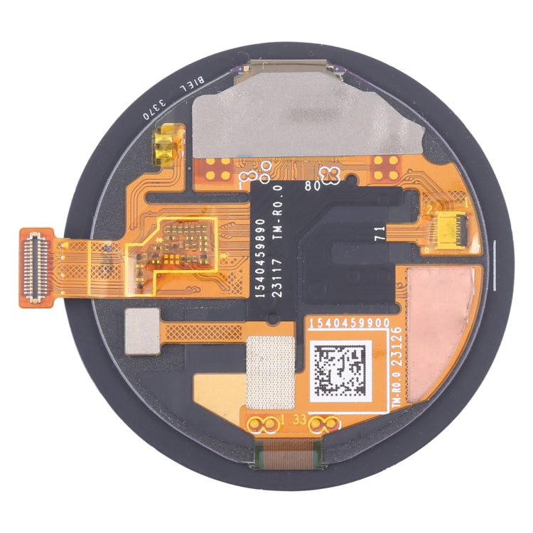 Original LCD Screen and Digitizer Assembly for OPPO Watch X (Black) - Complete Replacement Unit