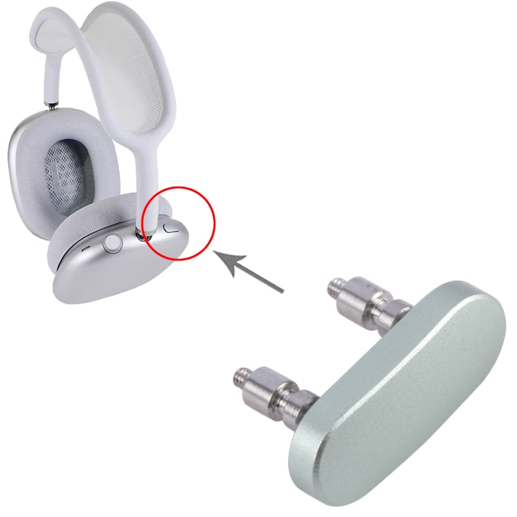 AirPods Max Side Button Replacement Part (Green) - Compatible, Professional Install Recommended