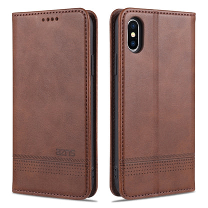 iPhone XS Max Leather Wallet Case with Card Holder & Magnetic Closure