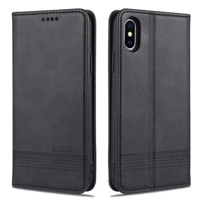 iPhone XS Max Leather Wallet Case with Card Holder & Magnetic Closure