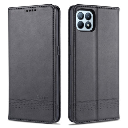 OPPO Reno4 SE Leather Wallet Case with Card Holder & Magnetic Closure