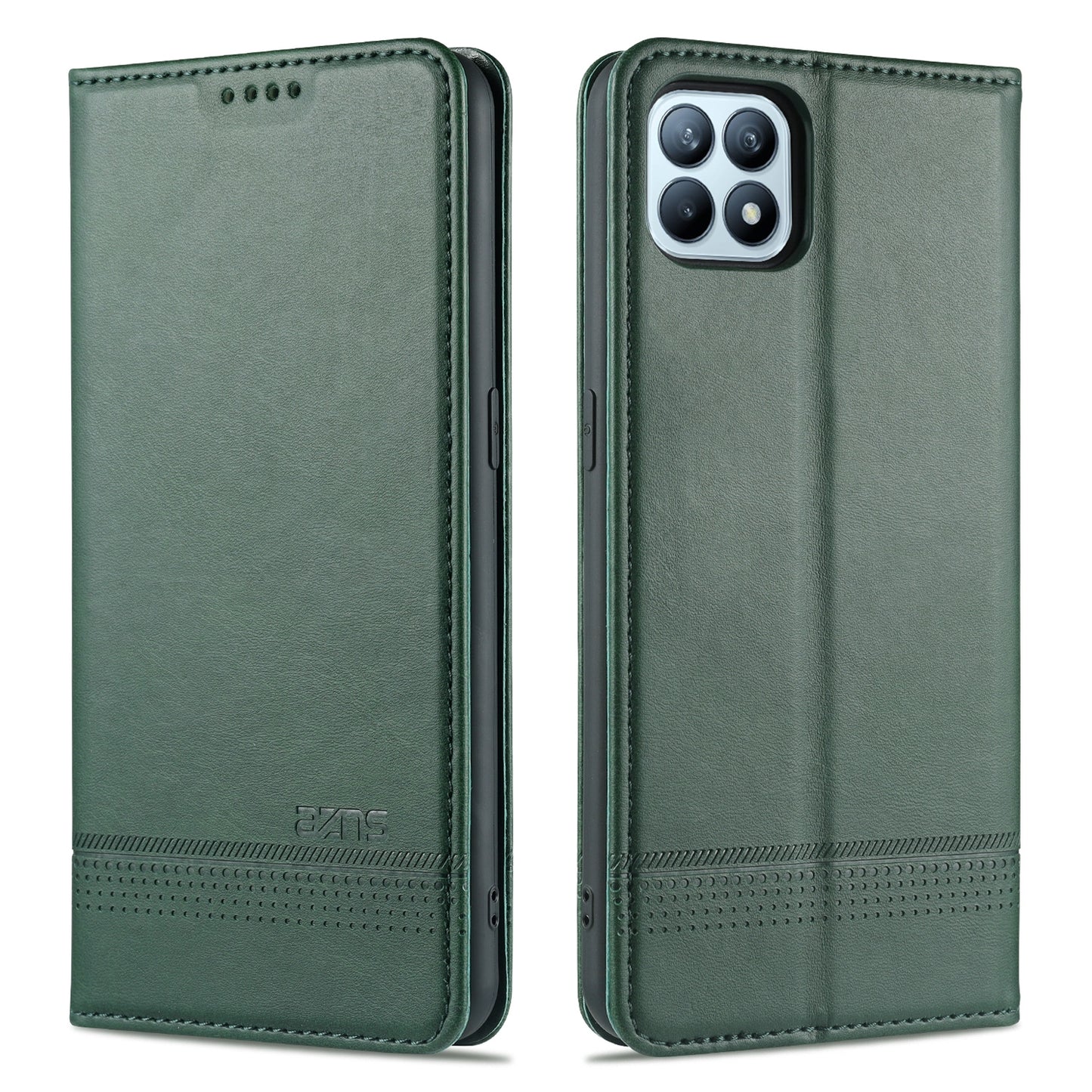 OPPO Reno4 SE Leather Wallet Case with Card Holder & Magnetic Closure