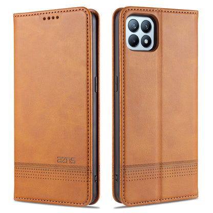 OPPO Reno4 SE Leather Wallet Case with Card Holder & Magnetic Closure