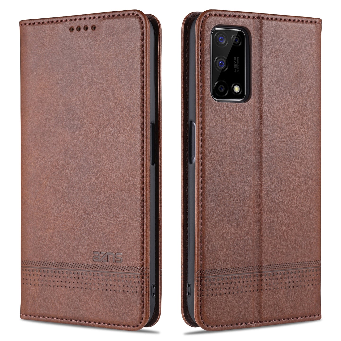 OPPO K7x/Realme V5 5G Leather Wallet Case with Card Holder & Magnetic Closure