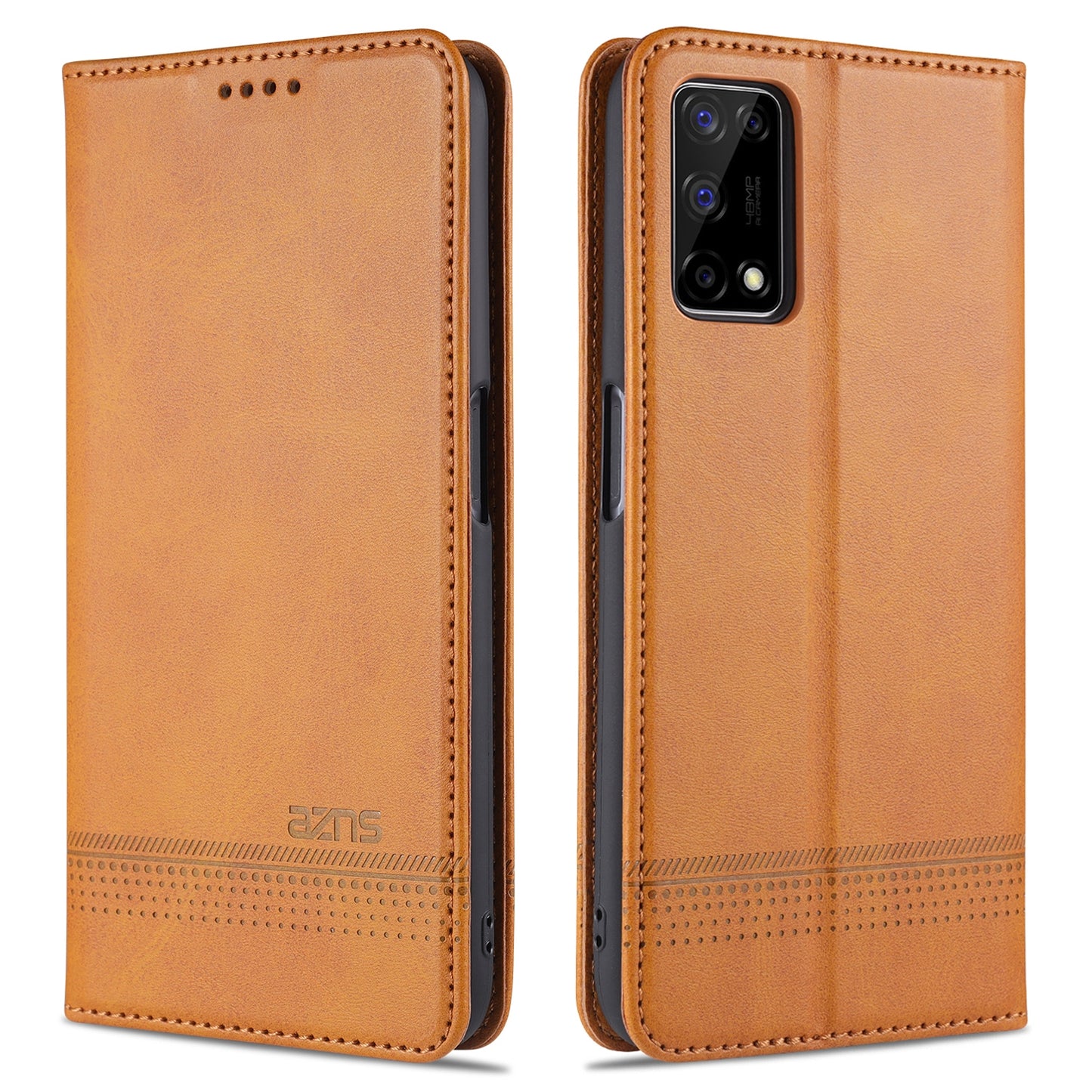 OPPO K7x/Realme V5 5G Leather Wallet Case with Card Holder & Magnetic Closure