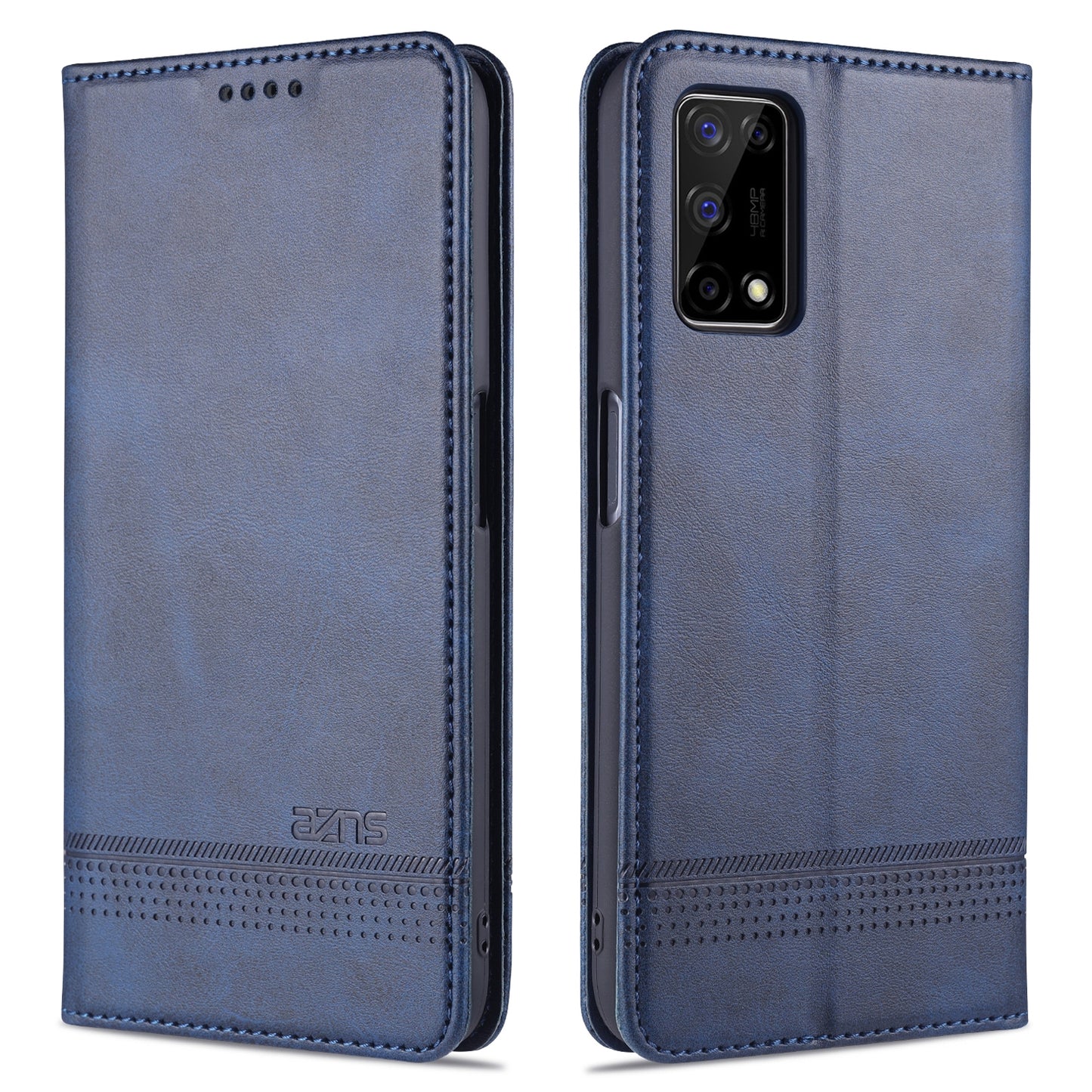 OPPO K7x/Realme V5 5G Leather Wallet Case with Card Holder & Magnetic Closure