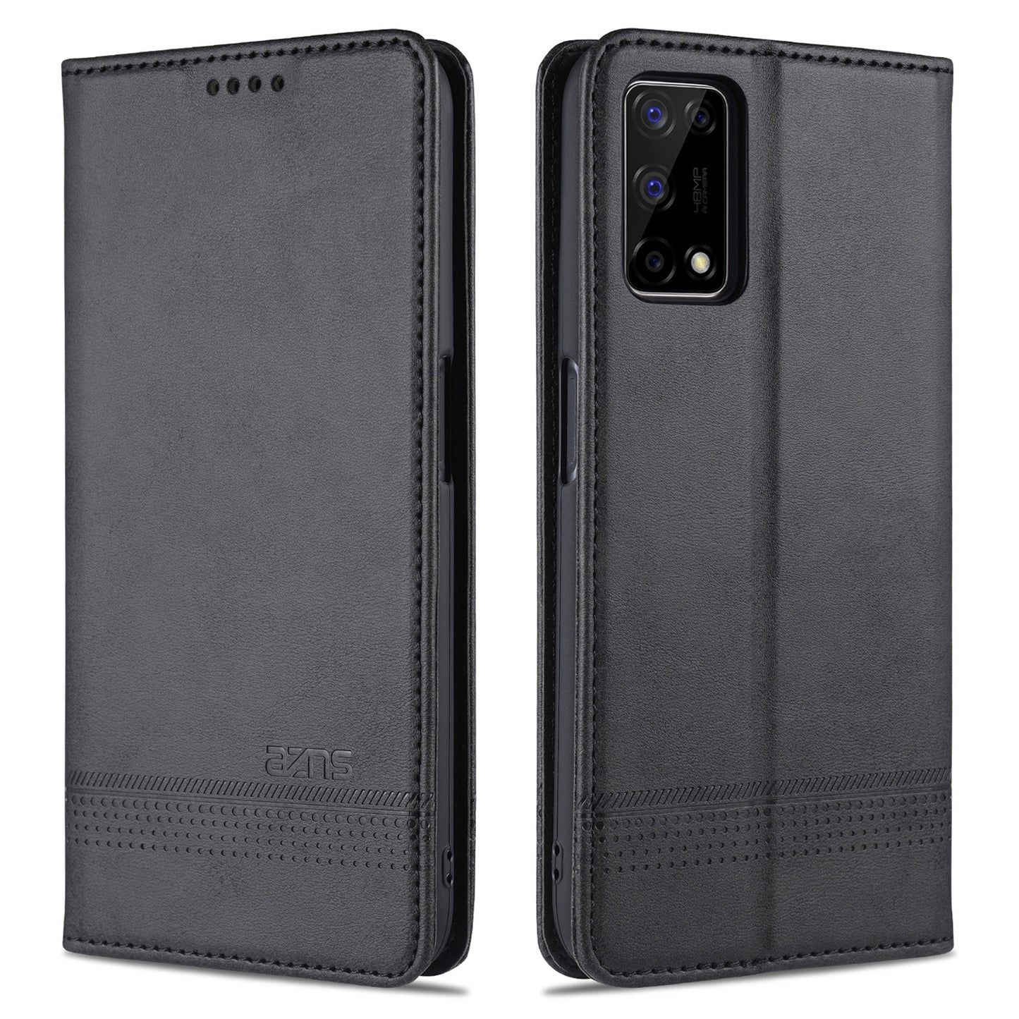 OPPO K7x/Realme V5 5G Leather Wallet Case with Card Holder & Magnetic Closure