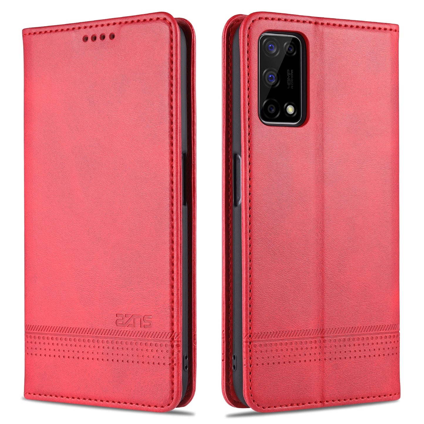 OPPO K7x/Realme V5 5G Leather Wallet Case with Card Holder & Magnetic Closure